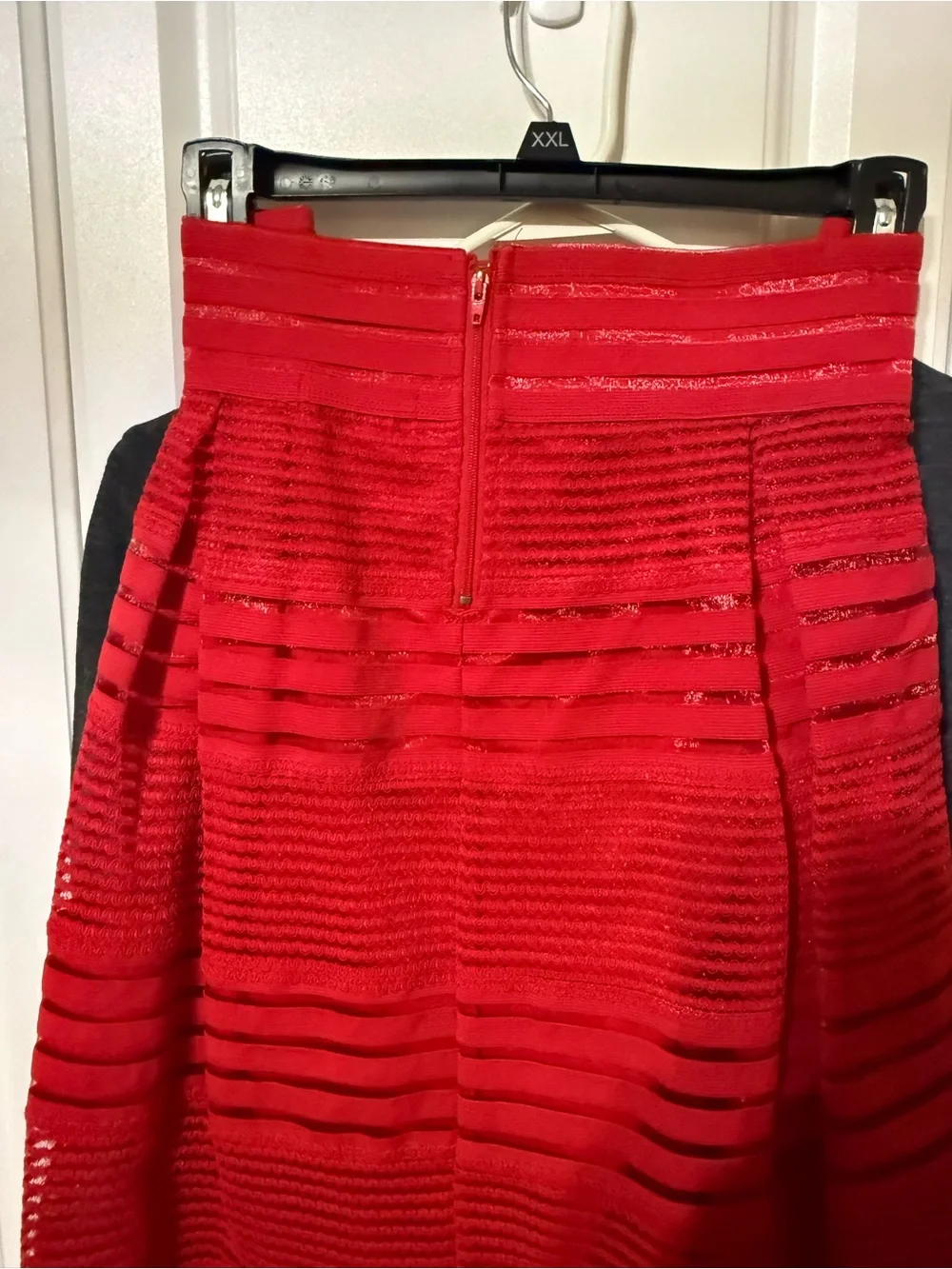 TORRID Red Textured Circle Skirt and TORRID 